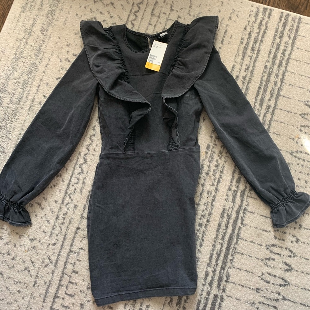 Divided H&M Charcoal Grey Dress